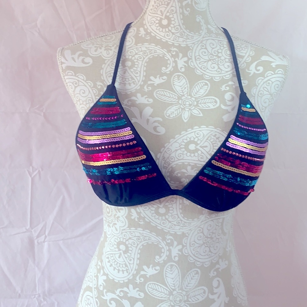 Mudd Bikini Top Sequined - NWOT